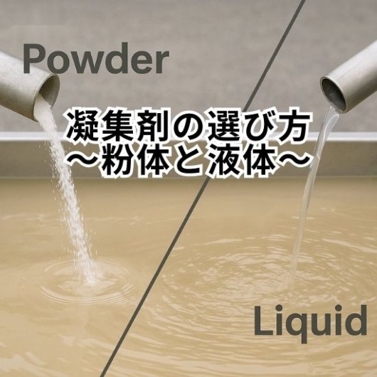 凝集剤の選び方・選定方法｜タイプ別の効き方と現場で使える早見表 | 凝集剤.COM