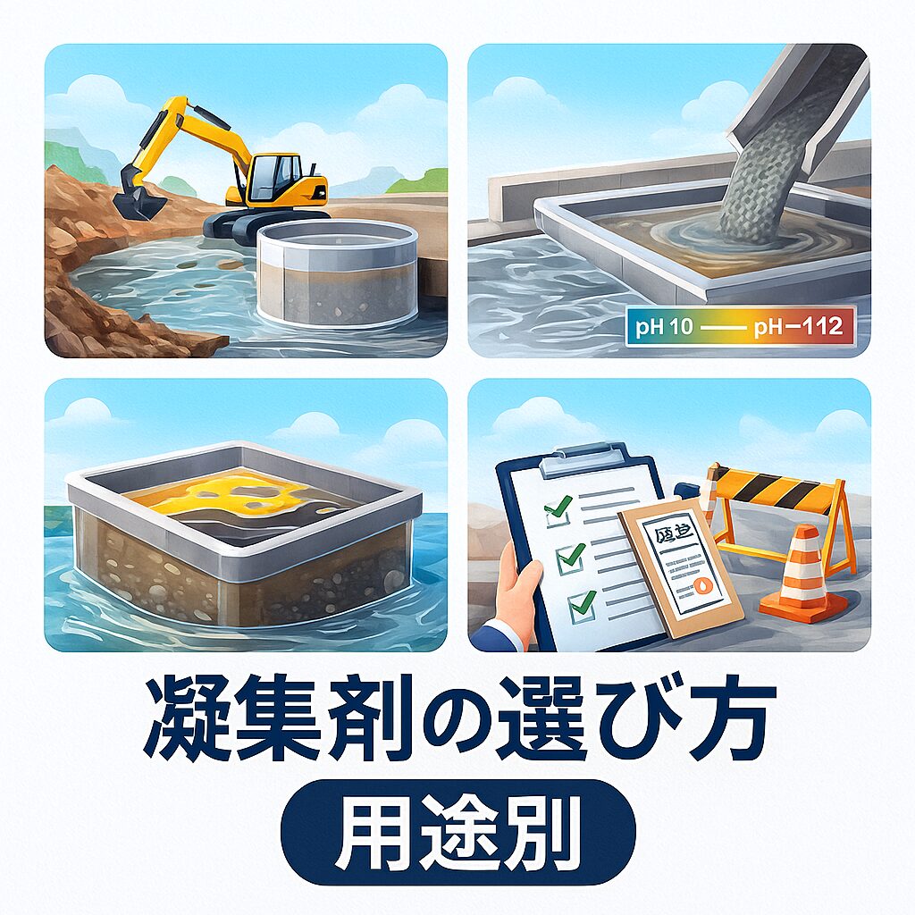 用途別 凝集剤の選び方